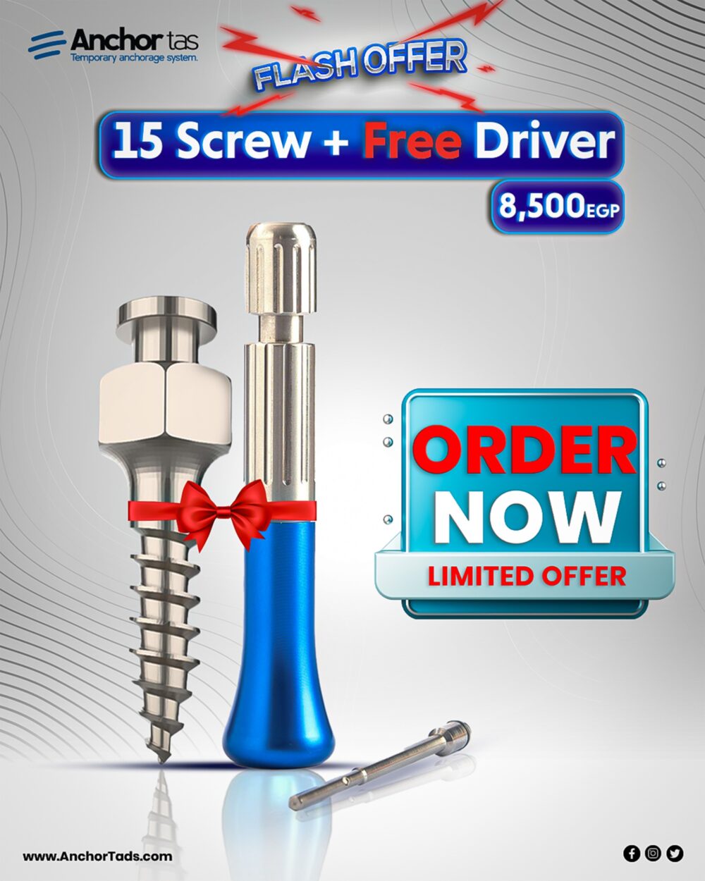 15 screw + free Delivery